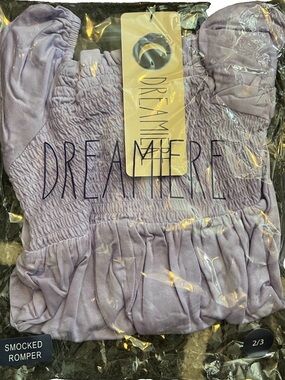 Dreamiere Smocked Romper 2T/3T NWT
